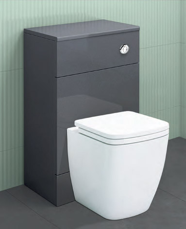 SY-BCB203 500mm Synergy Quad Vanity Unit - Grey - Part Of The Synergy Quad Designer Bathroom Furniture Range
- From Only £104.99!